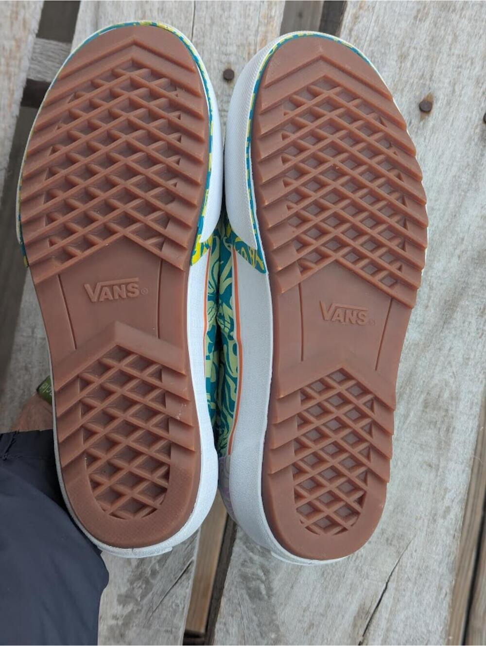 Vans Era Stacked Platform Checkerboard Skate Shoes Wavy Daze 8.5 W Psychedelic - Picture 7 of 8
